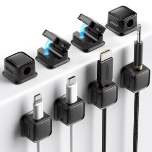 Cable Holder Organizer - 8 Pack for Home & Office