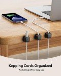Cable Holder Organizer - 8 Pack for Home & Office