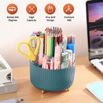 Rotating Desk Pen Holder with 5 Slots
