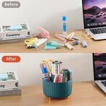 Rotating Desk Pen Holder with 5 Slots