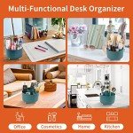 Rotating Desk Pen Holder with 5 Slots