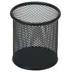 Black Wire Mesh Pen Holder for Desk