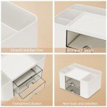 2-Drawer Desk Organizer with 7 Compartments
