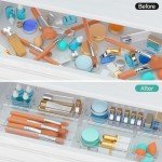 Clear Drawer Organizer Set - 6 Storage Trays