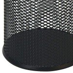 Black Wire Mesh Pen Holder for Desk