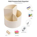 360-Degree Spinning Pencil Holder - White