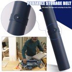 Large Non-Slip Leather Mouse Pad - Dark Blue