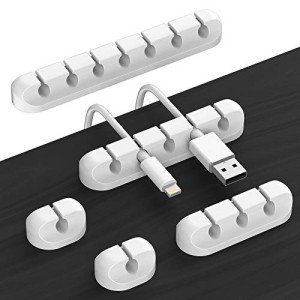 Cable Organizer Clips - 5 Pack for Desk