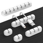 Cable Organizer Clips - 5 Pack for Desk