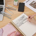 Cute 6-Pack Quick Dry Black Gel Pens