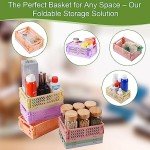 Colorful 6-Pack Mini Plastic Storage Baskets