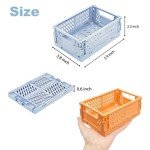 5-Pack Mini Foldable Storage Bins for Desk