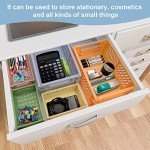 5-Pack Mini Foldable Storage Bins for Desk