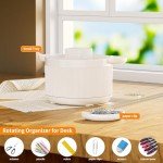 Rotating Desk Pencil Holder with 5 Slots