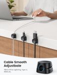 Cable Organizer Clips - 6 Pack for Desk
