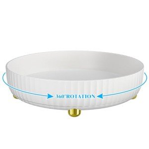 Rotating Lazy Susan Makeup Storage Organizer