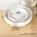 Rotating Lazy Susan Makeup Storage Organizer