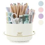 Rotating Desk Organizer & Pencil Holder Cup
