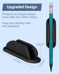 10-Pack Adhesive Pencil Holders for Desk Use