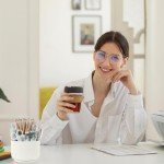 Rotating Desk Organizer & Pencil Holder Cup