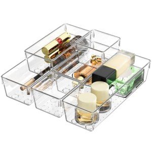 6-Piece Acrylic Drawer Organizer Set