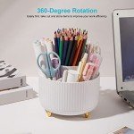 Rotating Desk Pen Holder with 5 Slots