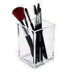 2 Pack Clear Acrylic Pencil and Brush Holders