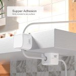 6 Pack Magnetic Cable Clips for Organizing Cords