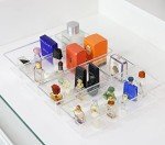 Clear Plastic Desk Drawer Organizers - Set of 6