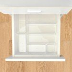 15-Piece Clear Plastic Drawer Organizer Set