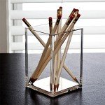 2 Pack Clear Acrylic Pencil and Brush Holders