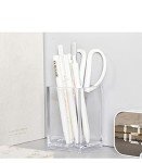 2 Pack Clear Acrylic Pencil and Brush Holders