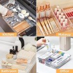 6-Piece Acrylic Drawer Organizer Set