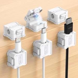 6 Pack Magnetic Cable Clips for Easy Organization