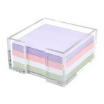 Clear Acrylic Sticky Note Holder for Desk