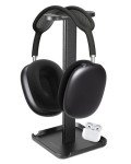 2-in-1 Headphone and Phone Stand - Black