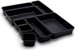 Interlocking Drawer Organizer Bins - 8 Pieces
