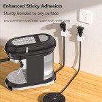 6 Pack Magnetic Cable Clips for Easy Organization