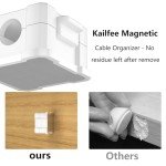 6 Pack Magnetic Cable Clips for Easy Organization