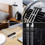 Cable Clips Organizer - 3 Pack, Self-Adhesive