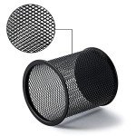 Black Wire Mesh Pen Cup by Amazon Basics