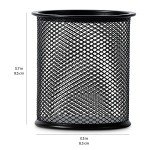 Black Wire Mesh Pen Cup by Amazon Basics