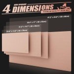 Waterproof Leather Mouse Pad - Pink, 23.6"x13.8