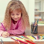 Black Wire Mesh Pen Cup by Amazon Basics