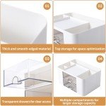 White Desk Organizer with Drawer and Pencil Holder