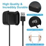 Wall Charger for Fitbit Versa 2, Replacement USB Charging Cable Dock Compatible with Fitbit Versa 2 Health & Fitness Smartwatch, with Wall Charger Plug Adapter