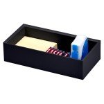 Bostitch Desk Organizer Tray - Black, Stackable