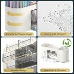 10-Compartment Desk Organizer with Pen Holder