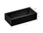 Bostitch Desk Organizer Tray - Black, Stackable