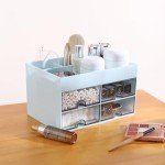4-Drawer Desk Organizer for Makeup & Accessories